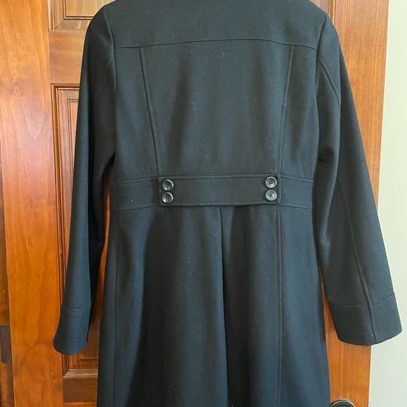 Old Navy Sz Med Black Pea Coat. - Picture 3 of 17